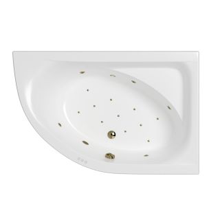 Гидромассажная ванна WHITECROSS Aquarella 0109.170110.100.RELAX.BR правая 170x110 см Relax бронза